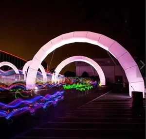 LED Light Inflatable Entry Way Decoration Arch with Light