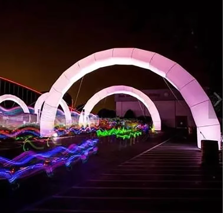 Arco decorativo gonfiabile con luce LED