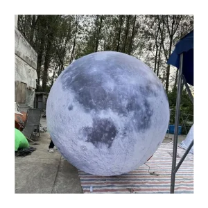 LED Light Inflatable Moon Planet Decoration