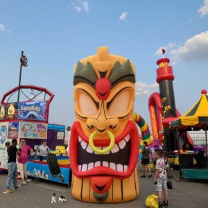 Colonne Tiki gonflable LED décoration de fête et publicités totem pilier ballon