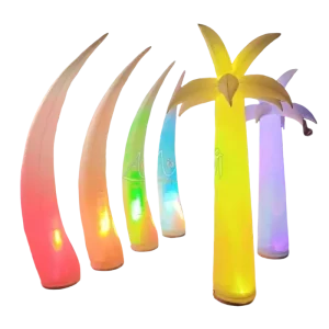 LED Light Inflatable Wedding Decorations with Air Blower for Outdoor Night Parties Events Model Type Advertising Inflatables
