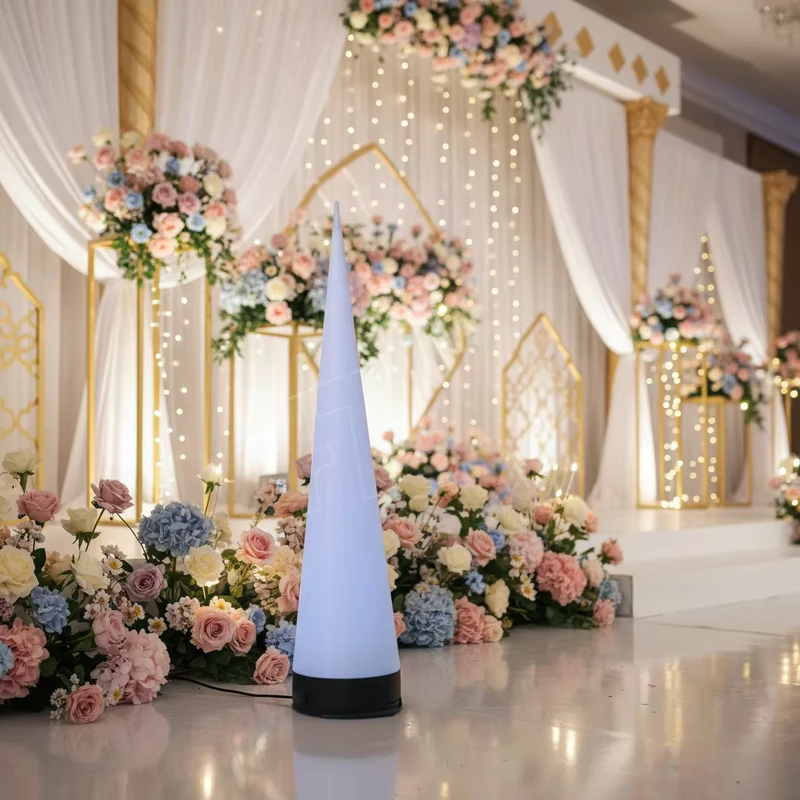 Pallone Gonfiabile LED Illuminato con Ventola Integrata Alimentato per Decorazioni per Festival, Archi Nuziali, Colonne e Feste