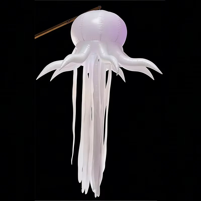 Balão Inflável Medusa Iluminado por LED RGB (16 Cores) para Decoração de Discoteca