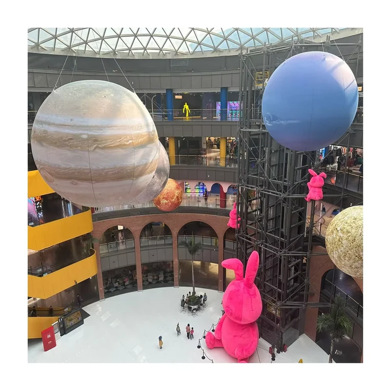 LED Lighted Waterproof Outdoor Giant Inflatable Planet Solar System Model