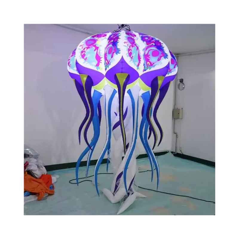 LED Lighting Inflatable Jellyfish Inflatable Decorating Jellyfish for Home Party Supplies Ornament Outdoor