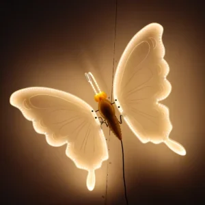 LED Transparent Butterfly Motif RGB IP65 Waterproof Christmas Landscape Outdoor