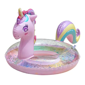 LGM 90cm Inflatable Baby Swimming Float PVC Inflatable Pool Rings Swim Tubes for Children