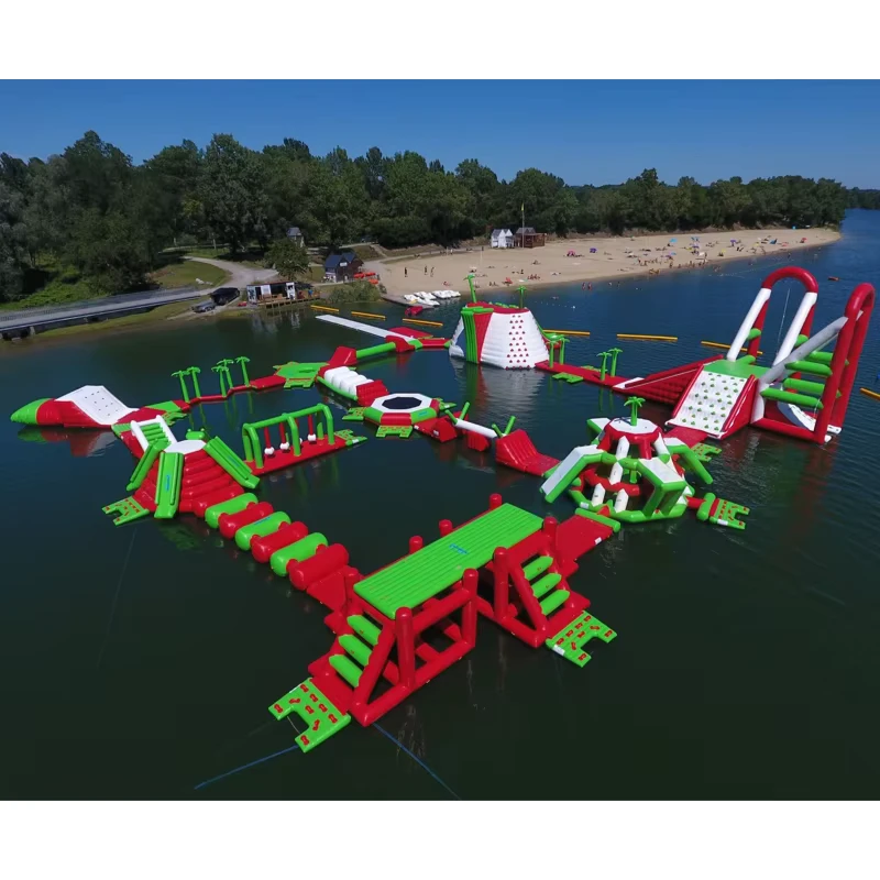 Công Viên Nước Nổi Inflatable Aqua Park, Khóa Học Chướng Ngại Vật Nổi Inflatable Trên Nước, Công Viên Giải Trí