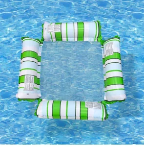 LangGeng Flutuador de Piscina Inflável Dobrável em PVC Ecológico e Resistente à Água - Rede de Descanso para Adultos