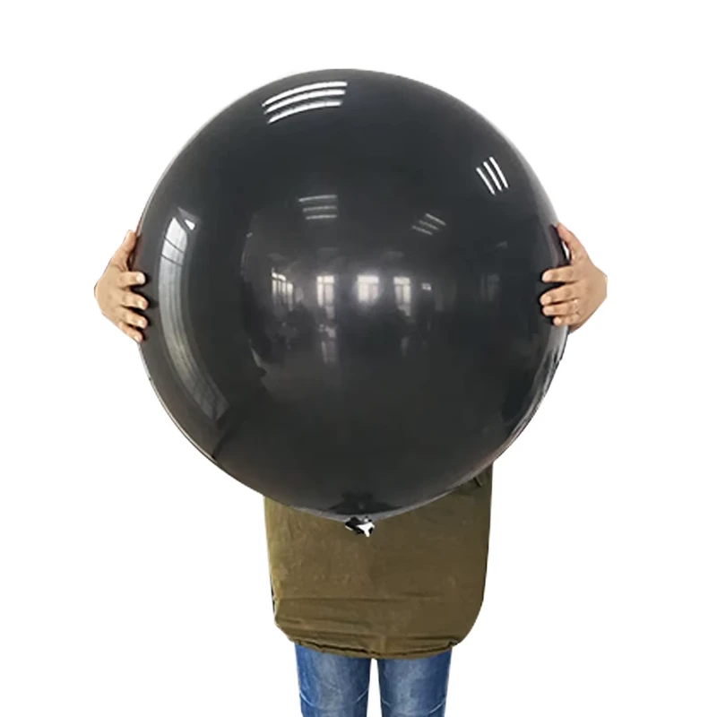 Large 36 Inch Kids Big Giant 36″ Multi Colour Retro Standard Yellow Gold White Silver Green Black Orange Latex Plain Balloons