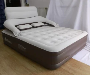 Large Air Cushion Bed Portable Lazy Inflatable Backrest Mattress for Single Double Living Room