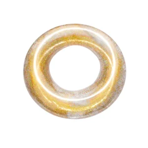 Large Capacity Cute Inflatable Clear Life Saving Swim Ring Swimming Floater Ring for Adults