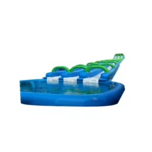 Large Commercial PVC Inflatable Slip N Wet and Dry Slide EN71 Certified 50 Capacity