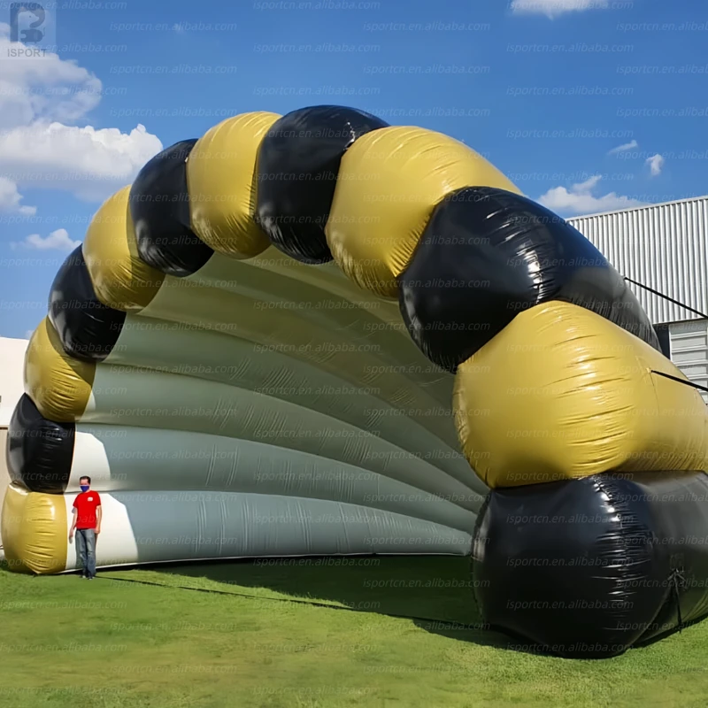 Large Custom Inflatable Event Tent Stage Tent Arch Dome Tent Inflatable Dome Canopy for Carnival Outdoor Festival Promotion Club