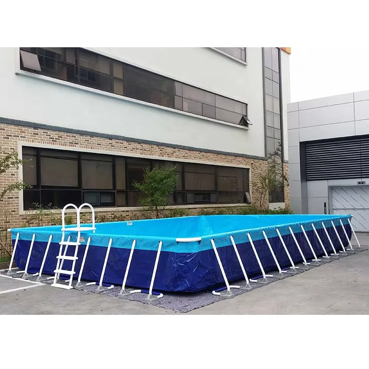 Großer Individueller Familien Rechteckiger Metallrahmen Swimmingpool Aufblasbare Pools Rahmenpool