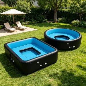 Large Deep Inflatable Pool China Factory Drop Stitch Inflatable Pool Durable for Outdoor Backyard Long time Use