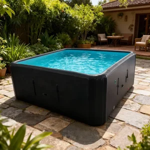 Gran piscina inflable de Dropstitch, portátil, de alta calidad para familias, adultos y niños