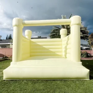 Castillo inflable grande y ecológico para bodas infantiles, capacidad de 320 kg, garantía de 12 años