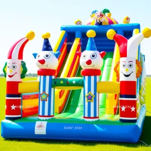 Large Eco Friendly Inflatable Slide Commercial Bounce Castle Combo for Kids Adults Outdoor Play Equipment 1000kg Capacity