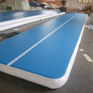 Large Inflatable Airtrack Gymnastics Mat Home Use Carbon PVC Sides Tumbling Mat for Gymnastics