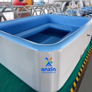 Bồn tắm lạnh ngâm lớn có thể tùy chỉnh, giá nhà máy, bể bơi inflatable, vải drop stitch 0.9mm PVC