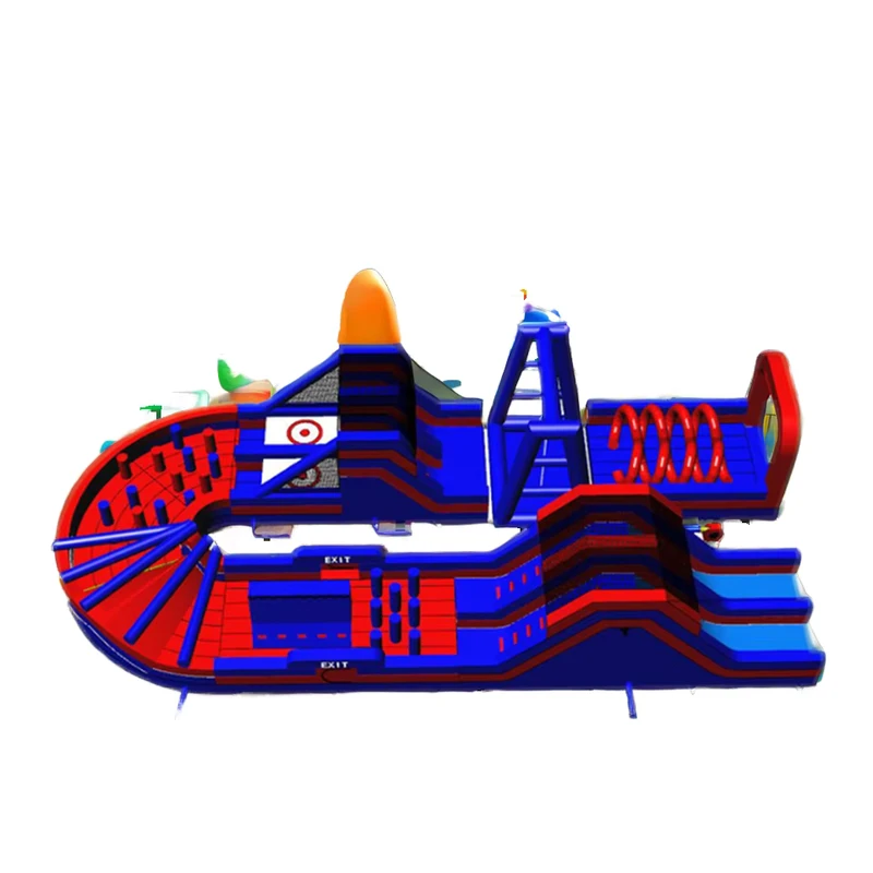 Grand Parcours d'Obstacles Gonflable Combo pour Enfants en PVC pour Événements de Team Building et Gonflables de Trampoline
