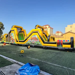 Large Inflatable Course Obstacle Adult Inflatable Obstacle Course Boot Camp Inflatable Obstacle Course