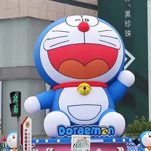 Grande mascotte gonflable Doraemon personnalisée pour décoration d'événements, atmosphère festive, publicité
