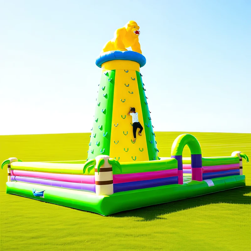 Large Inflatable Dry Slide Eco Friendly Portable Climbing Structure with 1000kg Capacity for Backyard & Carnival Games