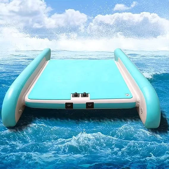 大きなインフレータブル浮遊プラットフォーム（グループ活動や水上の日光浴用）