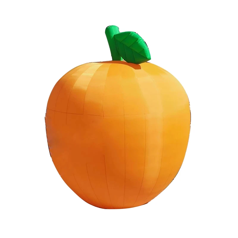 Grote Opblaasbare Oranje Fruitdecoratie Aangepast Opblaasbaar Plantenmodel voor Festivals, Feesten en Reclame Displays