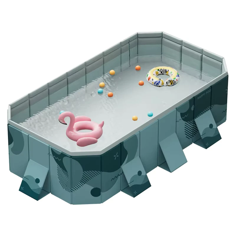 Bể Bơi Nước Inflatable PVC Lớn Ngoài Trời Cho Trẻ Sơ Sinh Thân Thiện Với Môi Trường Dày Dạn Bền Gấp Gọn Để Tại Nhà