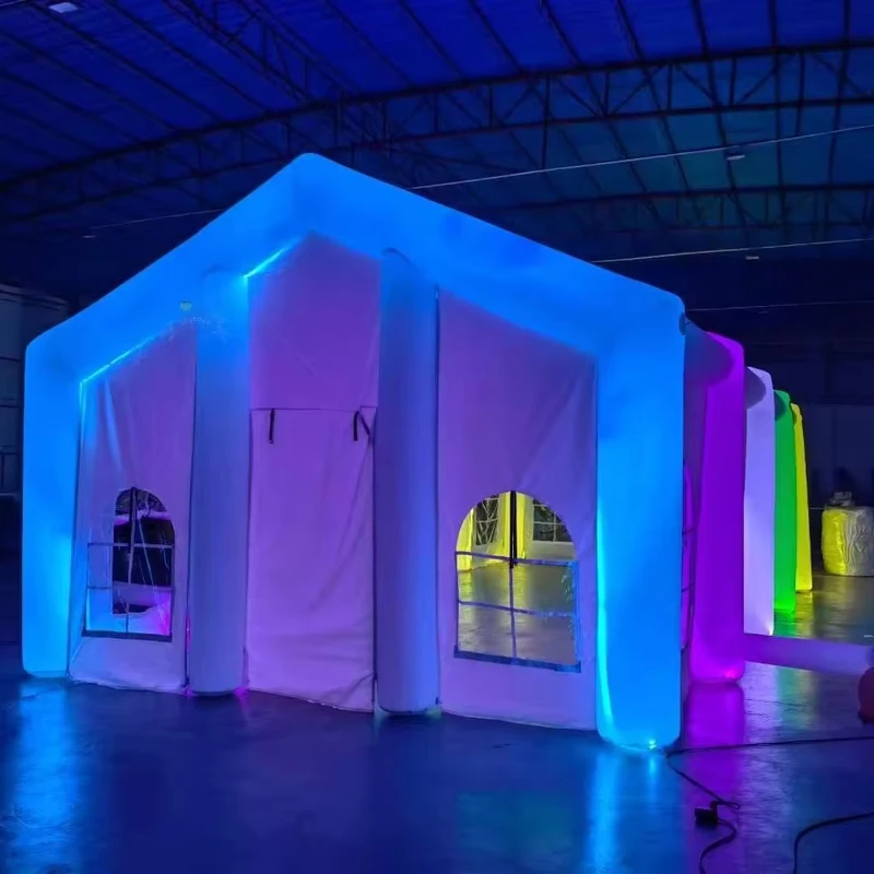 Grote Opblaasbare Partytent Opblaasbare Membrane Structuur Voetbal Luchtdome Tent Huis Opblaasbare Nachtclub