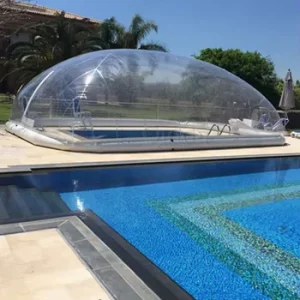 Large Inflatable Swimming Pool Cover Tent Transparent PVC Pool Dome Cover