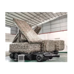 Großes aufblasbares Tankmodell, individuelles Camouflage, aufblasbare Waffe für CS-Spiel, Dekoration für Schießstand