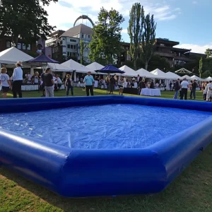 Grand équipement aquatique gonflable, piscine à bulles gonflable, bateau à rames de piscine, piscine gonflable pour adultes