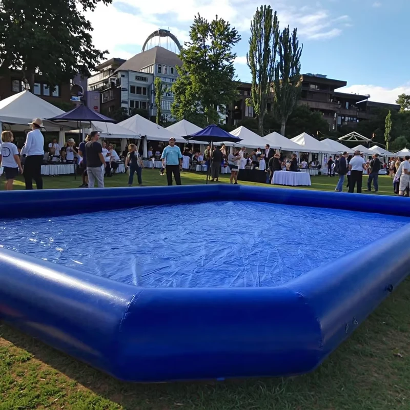 Grande Equipamento Inflável de Água - Bola de Bolha Inflável, Barco de Remo, Piscina Inflável para Adultos