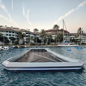 Grote Opblaasbare Water Drijvende Jacht Docks Opblaasbare Jacht Beschermhoes Watercraft Bescherming Dock