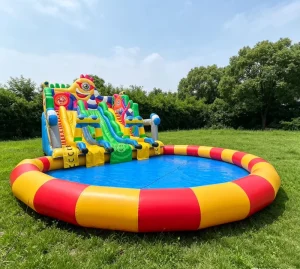 子供用大型インフレータブル水遊び場 アウトドア水遊び場 インフレータブル