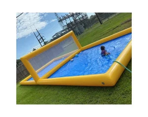 Large Inflatable Water Volleyball Field Portable Inflatable Tennis Court Volleyball Sports Events for Outdoor
