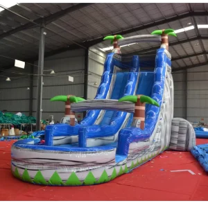 Grande Casa de Saltos Inflável para Crianças em Material PVC com Escorrega Inflável