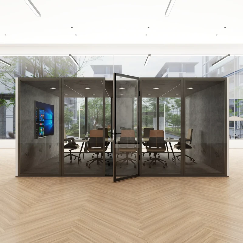Pod Kantor Besar untuk Rapat, Pod Kerja, Kabin Akustik Senyap untuk Booth Kedap Suara Kantor