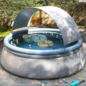 Large Outdoor Adults Kids Water Party Pools Inflatable Swimming Pool with Canopy