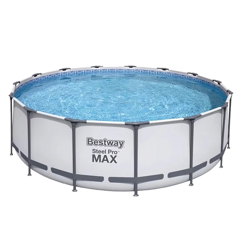 Großer faltbarer Outdoor-Pool mit Stützrahmen, aufblasbar, kostenlos für Kinderhöfe