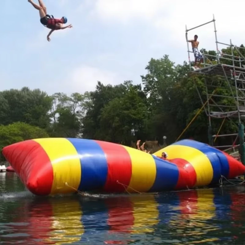 Large Outdoor Inflatable Jump Bag CE Certification 100kg Capacity for 5 10 Passengers Water Amusement Facilities