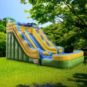 Large Outdoor Party Kids Air Slip Slide Bouncer Combo Waterslides Commercial Inflatable Dry Water Slides for Adults