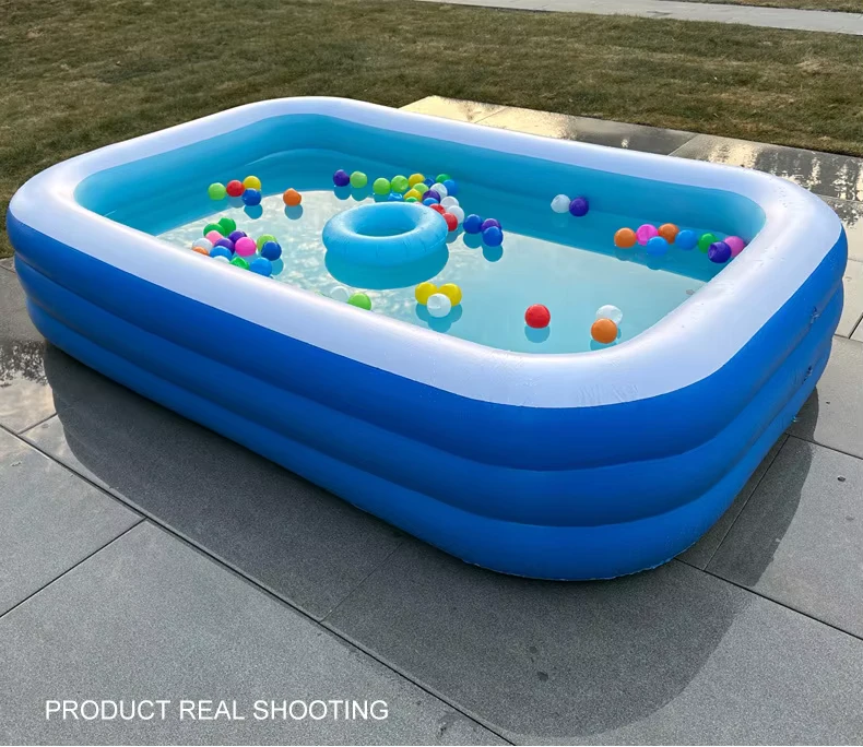 Large PVC Inflatable Swimming Pool for Children and Family Eco-Friendly Portable Outdoor Use