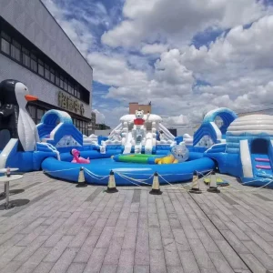 Large PVC Tarpaulin Inflatable Water Slides Outdoor Blower Repair Accessory 1 Piece for Pool Use