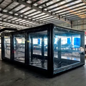 Large PVC Transparent Outdoor Car Tent Cover Garage Inflatable Car Show Tent for Sale
