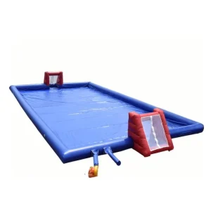 Large Pool Inflatable Volleyball Field Inflatable Water Volleyball Court Inflatable Tennis Court for Sport Games